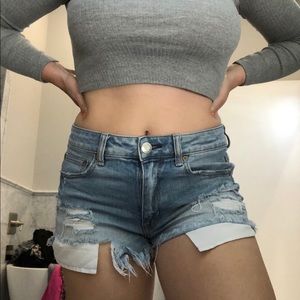 American Eagle Outfitters Distressed Jean Shorts